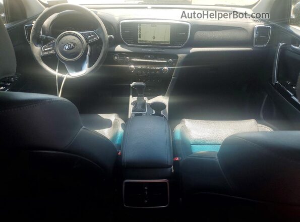 KNDPNCAC0N7009614 2022 KIA SPORTAGE Blue Vista del salpicadero
