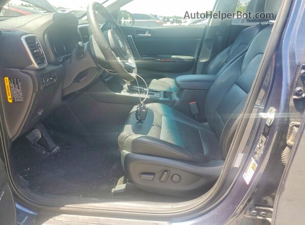 KNDPNCAC0N7009614 2022 KIA SPORTAGE Blue Vista interior delantera