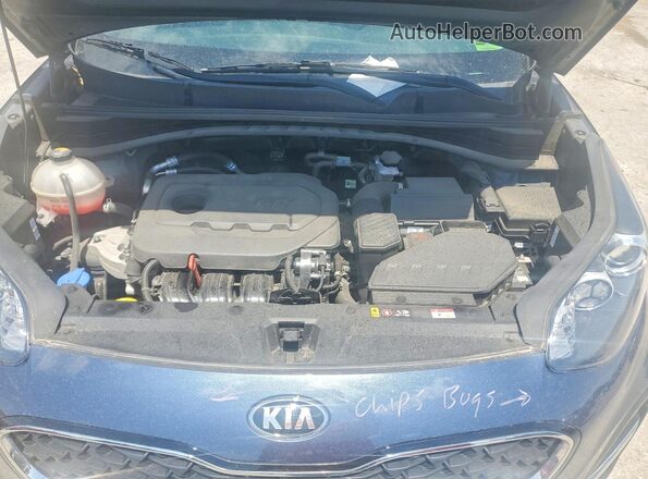 KNDPNCAC0N7009614 2022 KIA SPORTAGE Blue Vista interior trasera