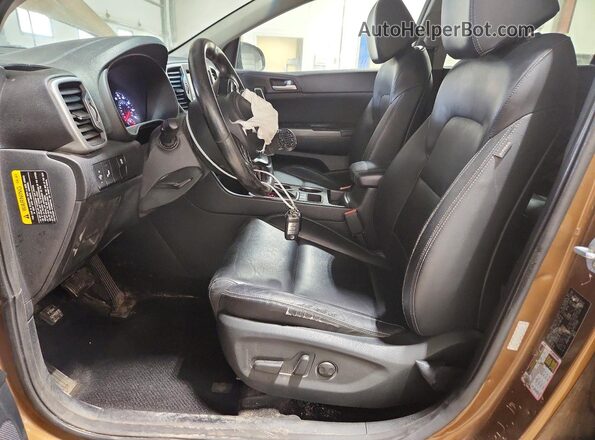KNDPNCAC1H7117938 2017 KIA SPORTAGE Коричневый Вид наклейки с VIN-кодом