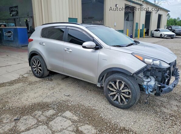 KNDPNCAC1K7514265 2019 KIA SPORTAGE Серебряный Передняя правая четверть