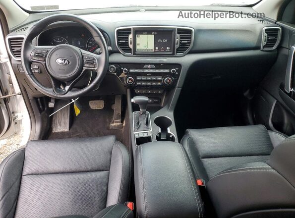 KNDPNCAC1K7514265 2019 KIA SPORTAGE Серебряный Вид панели приборов