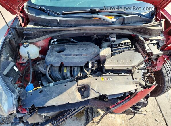 KNDPNCAC2J7390327 2018 KIA SPORTAGE Red Engine compartment view