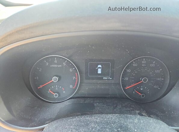 KNDPNCAC2J7390327 2018 KIA SPORTAGE Red Instrument cluster view