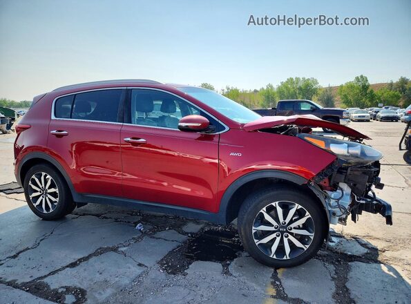 KNDPNCAC2J7390327 2018 KIA SPORTAGE Red Front right