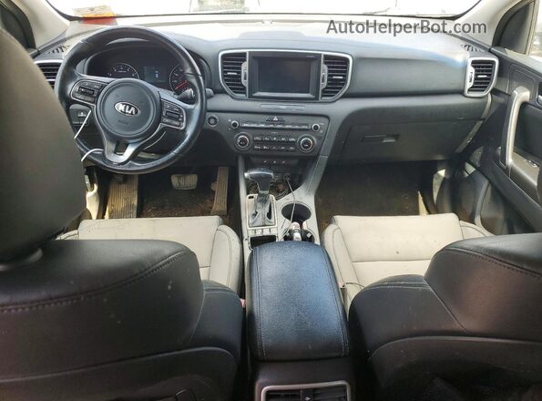 KNDPNCAC3H7069763 2017 KIA SPORTAGE Gray Vista del salpicadero