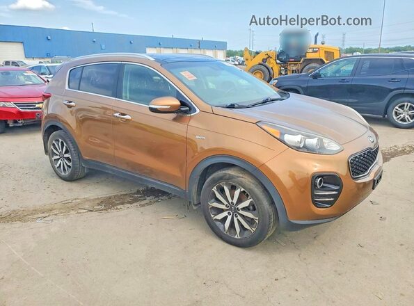 KNDPNCAC3H7146745 2017 KIA SPORTAGE Brown Delantero derecho