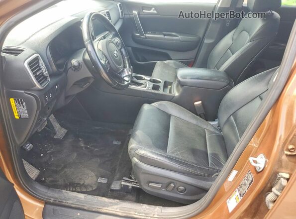 KNDPNCAC3H7146745 2017 KIA SPORTAGE Brown Vista interior delantera