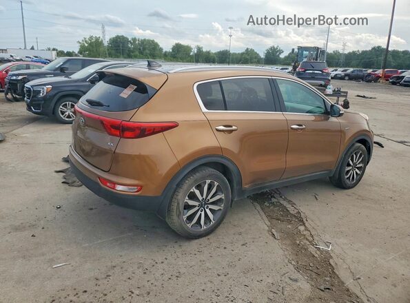 KNDPNCAC3H7146745 2017 KIA SPORTAGE Brown Trasero derecho