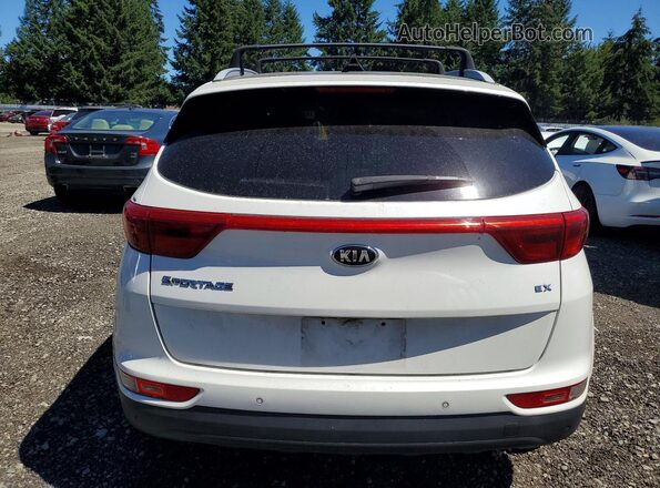 KNDPNCAC4H7074535 2017 KIA SPORTAGE White უკანა ხედი