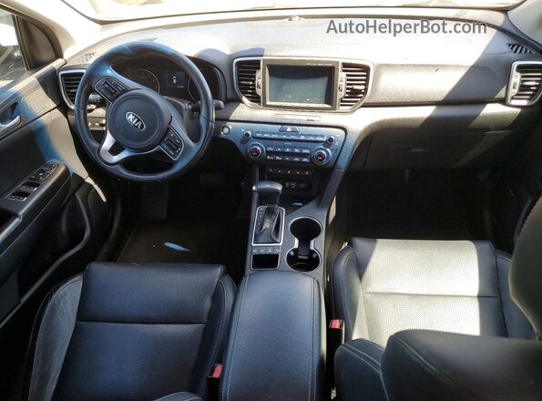 KNDPNCAC4H7074535 2017 KIA SPORTAGE White წინა პანელის ხედი
