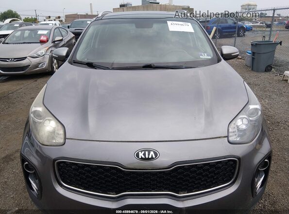 KNDPNCAC4H7238012 2017 KIA SPORTAGE Gray Դիմացի տեսք