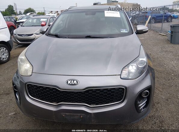 KNDPNCAC4H7238012 2017 KIA SPORTAGE Gray Սարքավորումների վահանակի տեսք