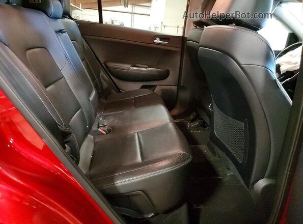 KNDPNCAC4K7497798 2019 KIA SPORTAGE Red Vista interior trasera