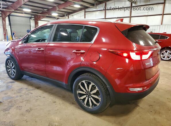 KNDPNCAC4K7497798 2019 KIA SPORTAGE Red Trasero izquierdo