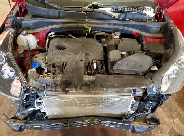 KNDPNCAC4K7497798 2019 KIA SPORTAGE Red Vista del compartimento del motor