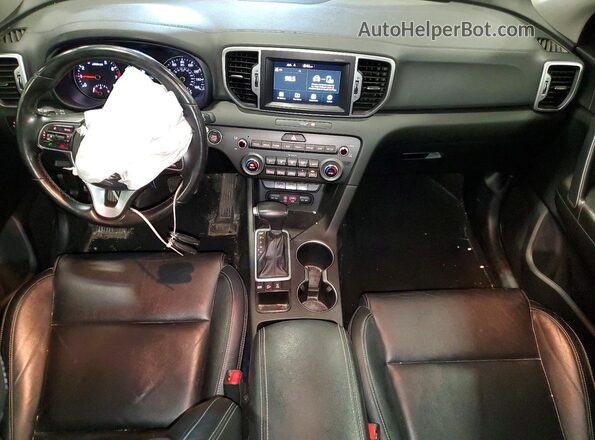 KNDPNCAC4K7497798 2019 KIA SPORTAGE Red Vista del salpicadero