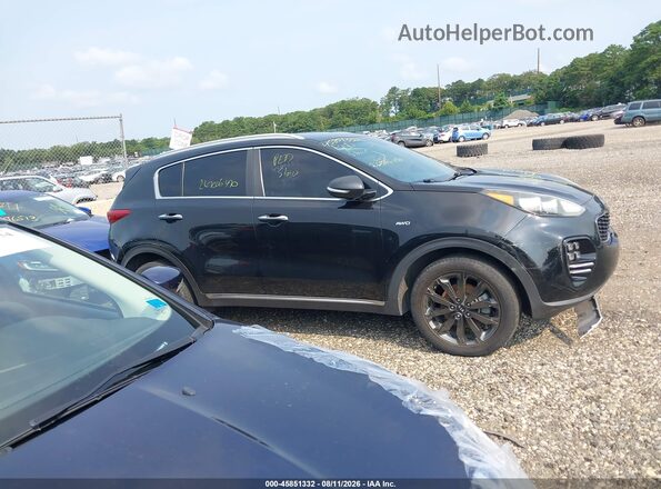 KNDPNCAC4K7562973 2019 KIA SPORTAGE Black Vista del cuadro de instrumentos