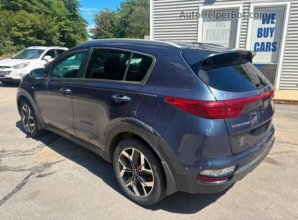 KNDPNCAC4L7688249 2020 KIA SPORTAGE Blue Առջևի վահանակի տեսք