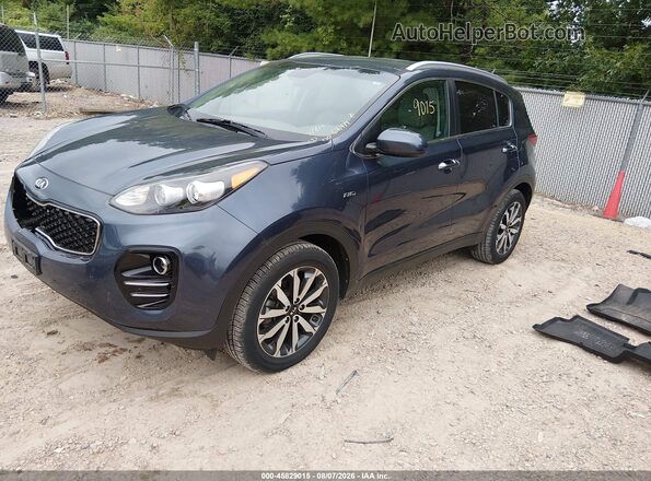 KNDPNCAC5H7198507 2017 KIA SPORTAGE Синий Передняя левая четверть