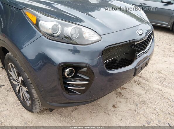 KNDPNCAC5H7198507 2017 KIA SPORTAGE Синий Вид спереди