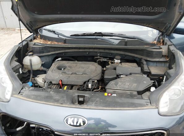 KNDPNCAC5H7198507 2017 KIA SPORTAGE Синий Вид сзади