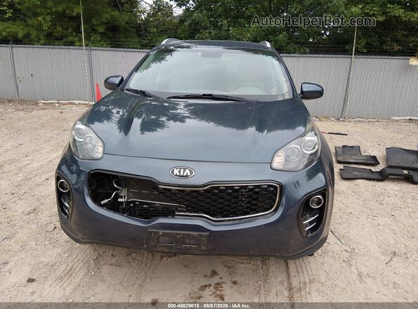 KNDPNCAC5H7198507 2017 KIA SPORTAGE Синий Вид щитка приборов