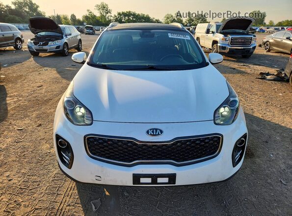 KNDPNCAC5H7220988 2017 KIA SPORTAGE White Vista frontal