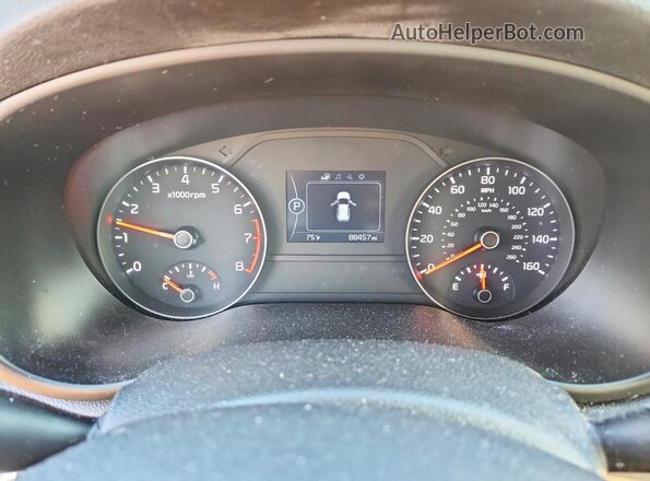 KNDPNCAC5H7220988 2017 KIA SPORTAGE White Vista del cuadro de instrumentos