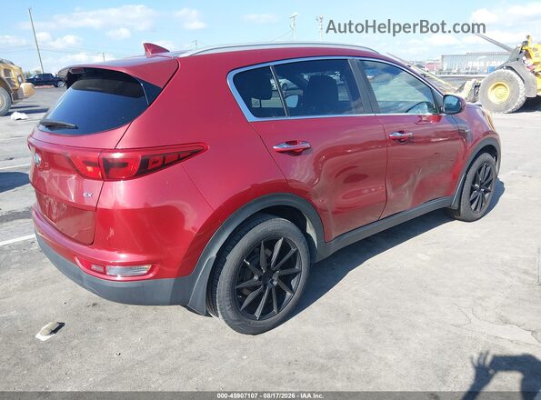 KNDPNCAC5H7275795 2017 KIA SPORTAGE Red Tył prawy