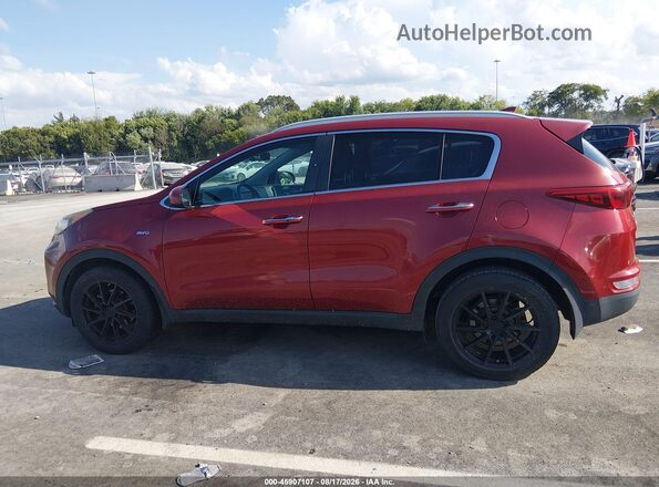 KNDPNCAC5H7275795 2017 KIA SPORTAGE Red Widok wnętrza 360 stopni