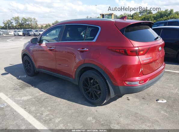 KNDPNCAC5H7275795 2017 KIA SPORTAGE Red Tył lewy