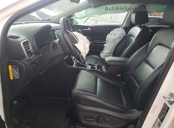 KNDPNCAC5K7548015 2019 KIA SPORTAGE White წინა სალონის ხედი