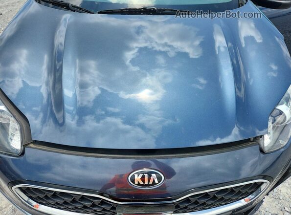 KNDPNCAC5M7868809 2021 KIA SPORTAGE Blue ძრავის განყოფილების ხედი