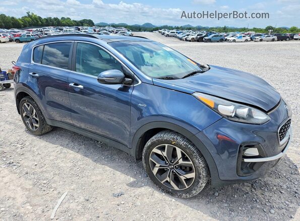 KNDPNCAC5M7868809 2021 KIA SPORTAGE Blue წინა მარჯვენა
