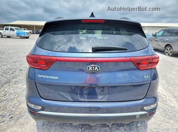 KNDPNCAC5M7868809 2021 KIA SPORTAGE Blue უკანა ხედი