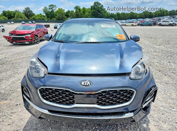 KNDPNCAC5M7868809 2021 KIA SPORTAGE Blue წინა ხედი