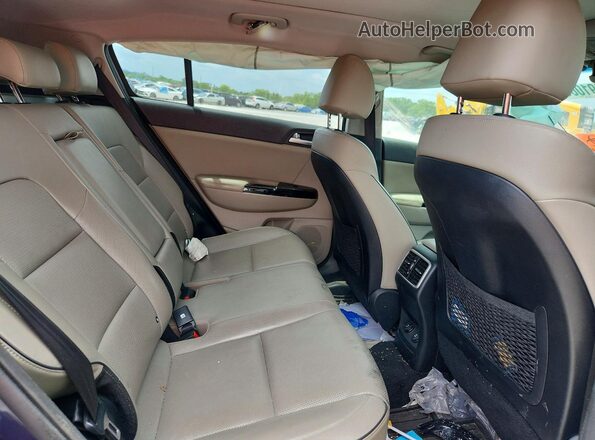 KNDPNCAC5M7868809 2021 KIA SPORTAGE Blue უკანა სალონის ხედი