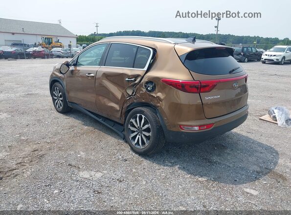 KNDPNCAC6H7189914 2017 KIA SPORTAGE Brown Հետևի ձախ