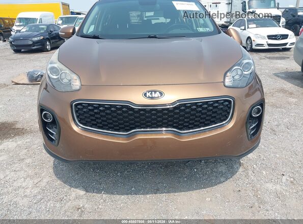 KNDPNCAC6H7189914 2017 KIA SPORTAGE Brown Սարքավորումների վահանակի տեսք