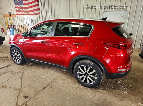 KNDPNCAC6H7257144 2017 KIA SPORTAGE Red Tył lewy