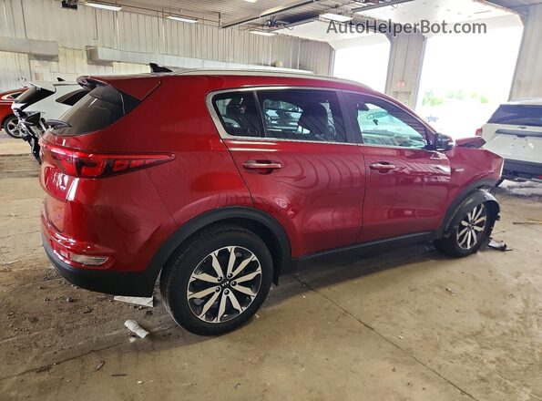 KNDPNCAC6H7257144 2017 KIA SPORTAGE Red Tył prawy