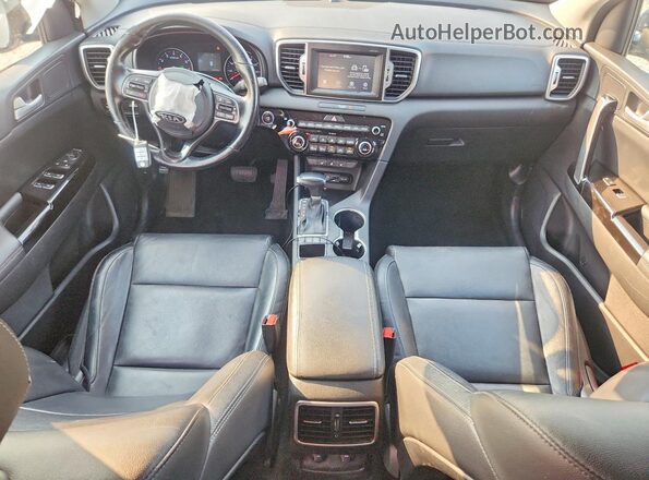 KNDPNCAC6J7479396 2018 KIA SPORTAGE Blue Dashboard view