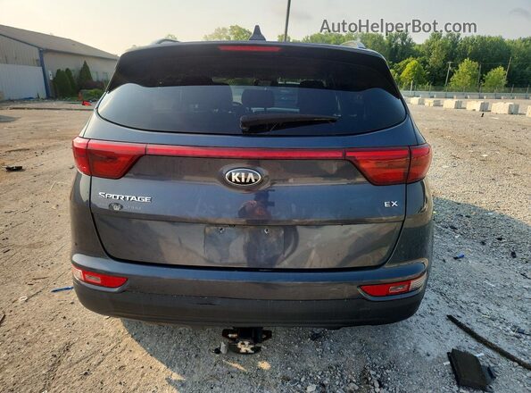 KNDPNCAC6J7479396 2018 KIA SPORTAGE Blue Rear view