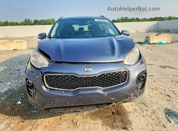 KNDPNCAC6J7479396 2018 KIA SPORTAGE Blue Front view
