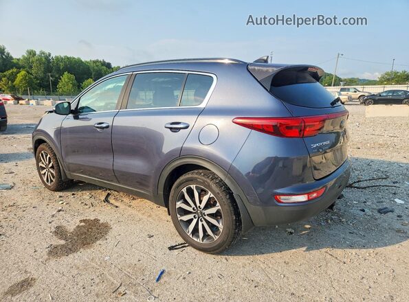 KNDPNCAC6J7479396 2018 KIA SPORTAGE Blue Rear left