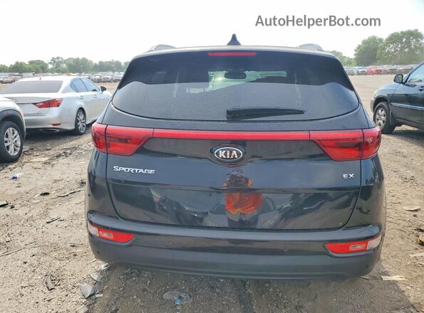 KNDPNCAC6J7488146 2018 KIA SPORTAGE Черный Вид сзади