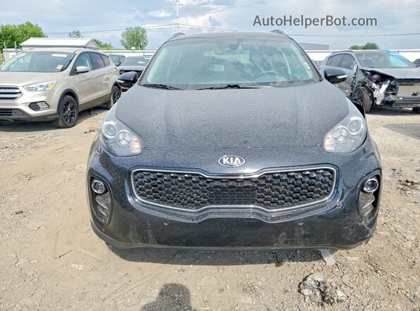 KNDPNCAC6J7488146 2018 KIA SPORTAGE Черный Вид спереди