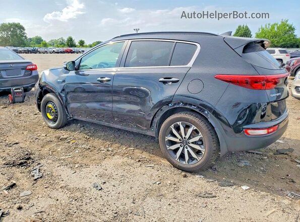 KNDPNCAC6J7488146 2018 KIA SPORTAGE Черный Задняя левая четверть