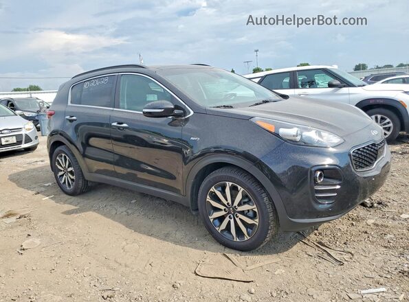 KNDPNCAC6J7488146 2018 KIA SPORTAGE Черный Передняя правая четверть